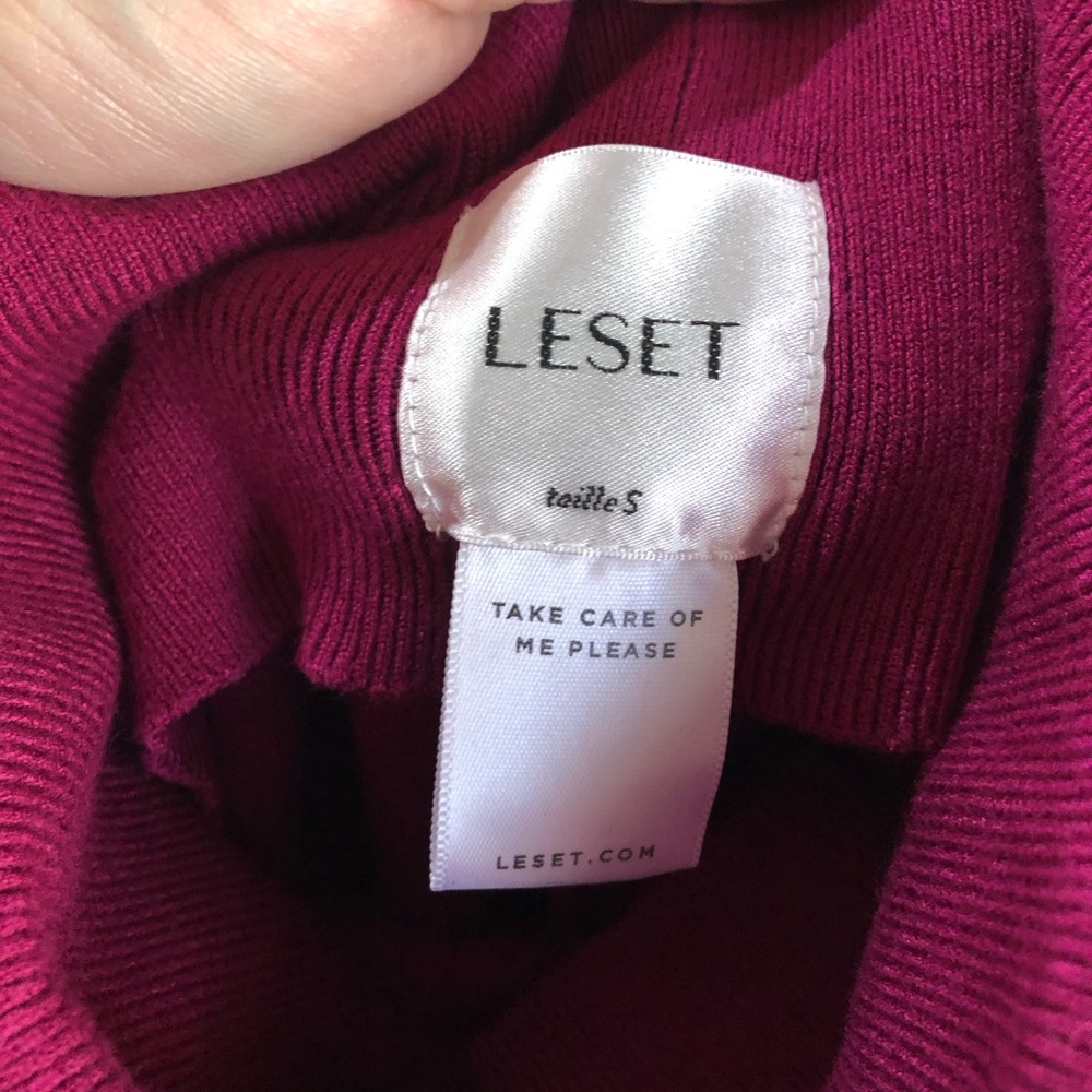 LESET High Rise Split Hem Flared Pants - S - Picture 15 of 16